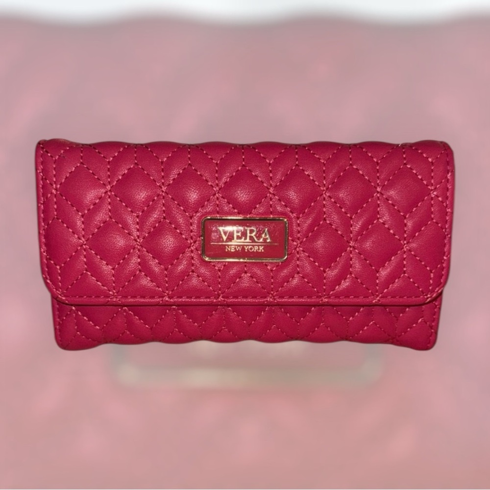 Vera New York quilted wallet nwt